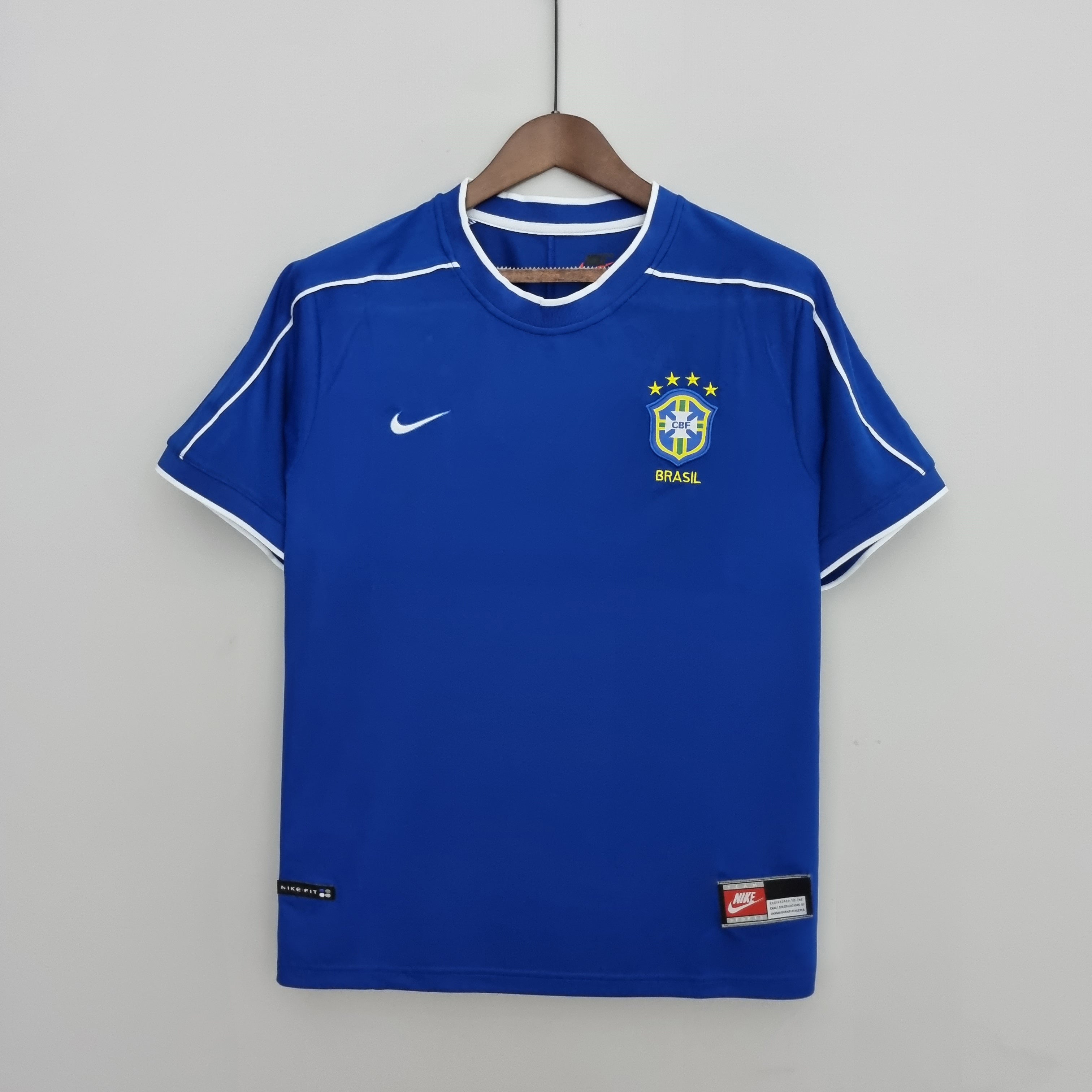 Camiseta Brasil 1998 - Visitante - Retro