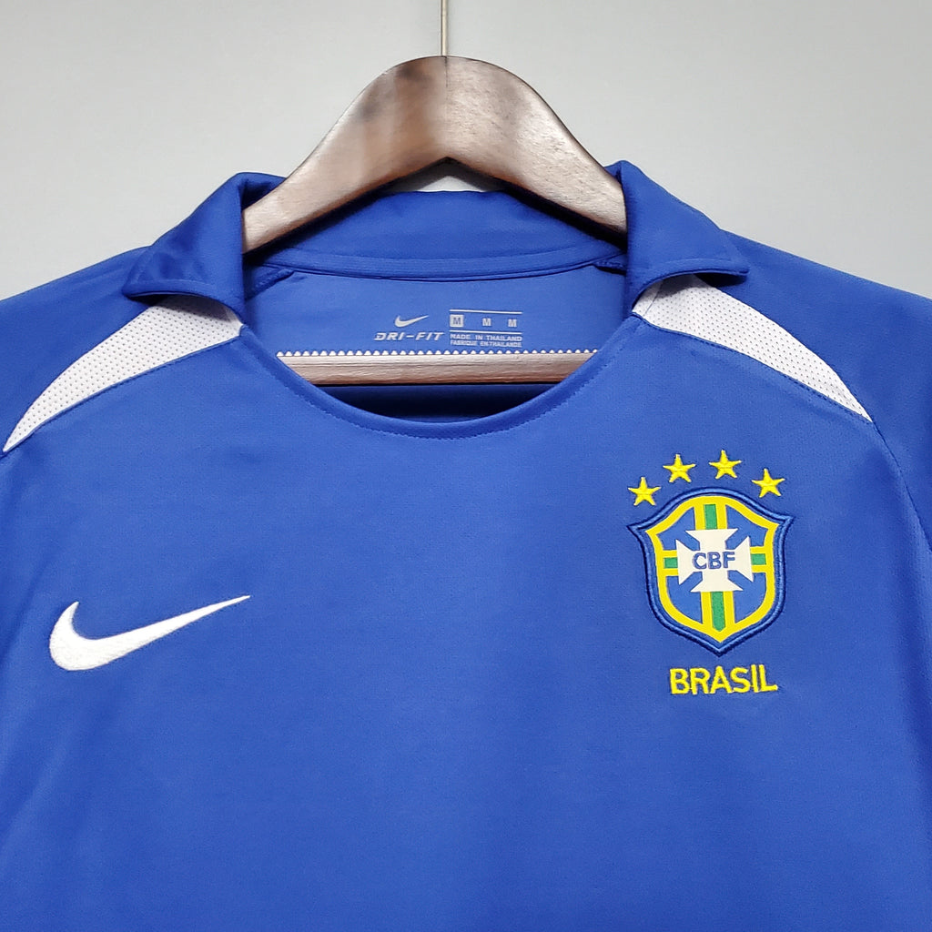 Camiseta Brasil 2002 - Visitante  - Retro