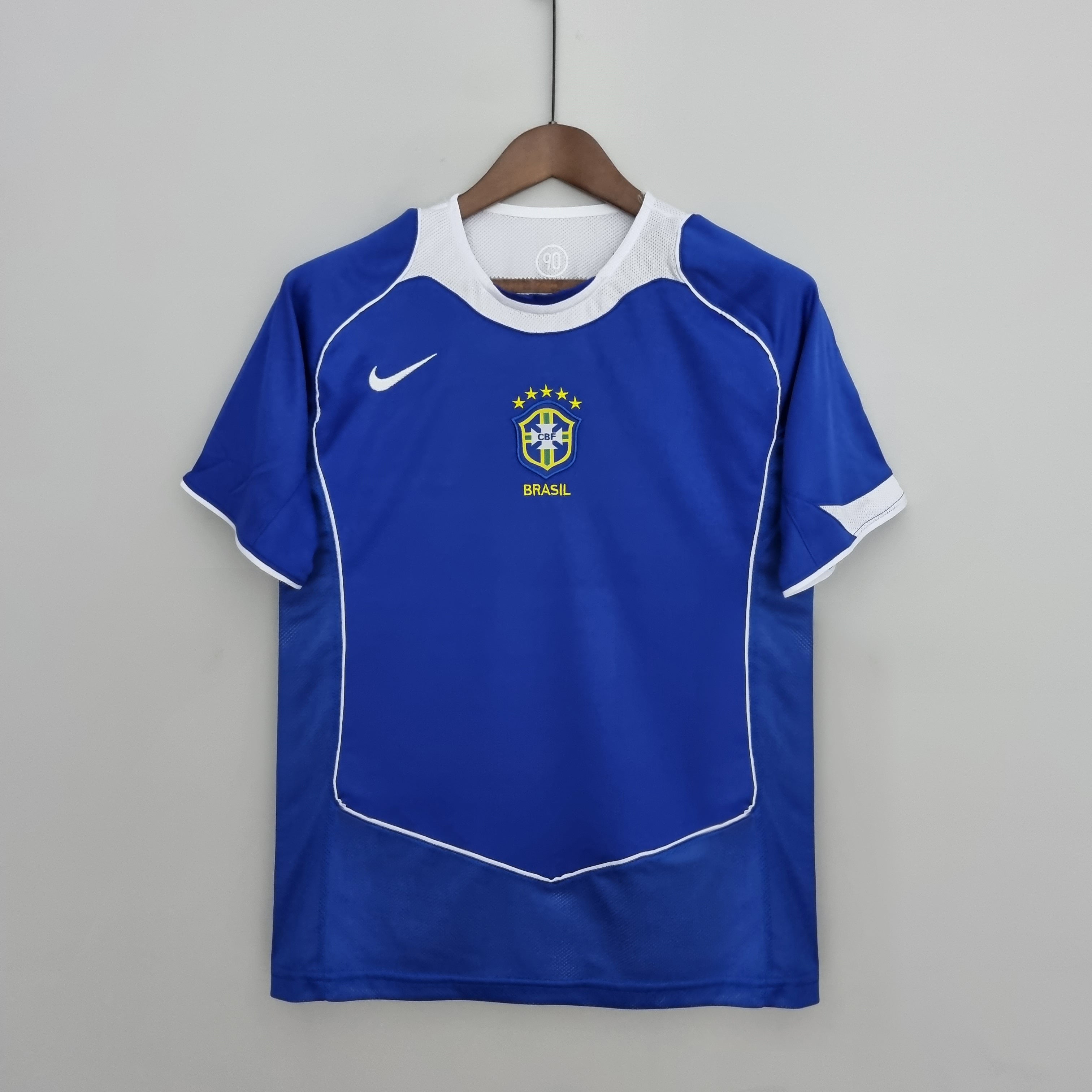 Camiseta Brasil 2004-05 - Visitante - Retro