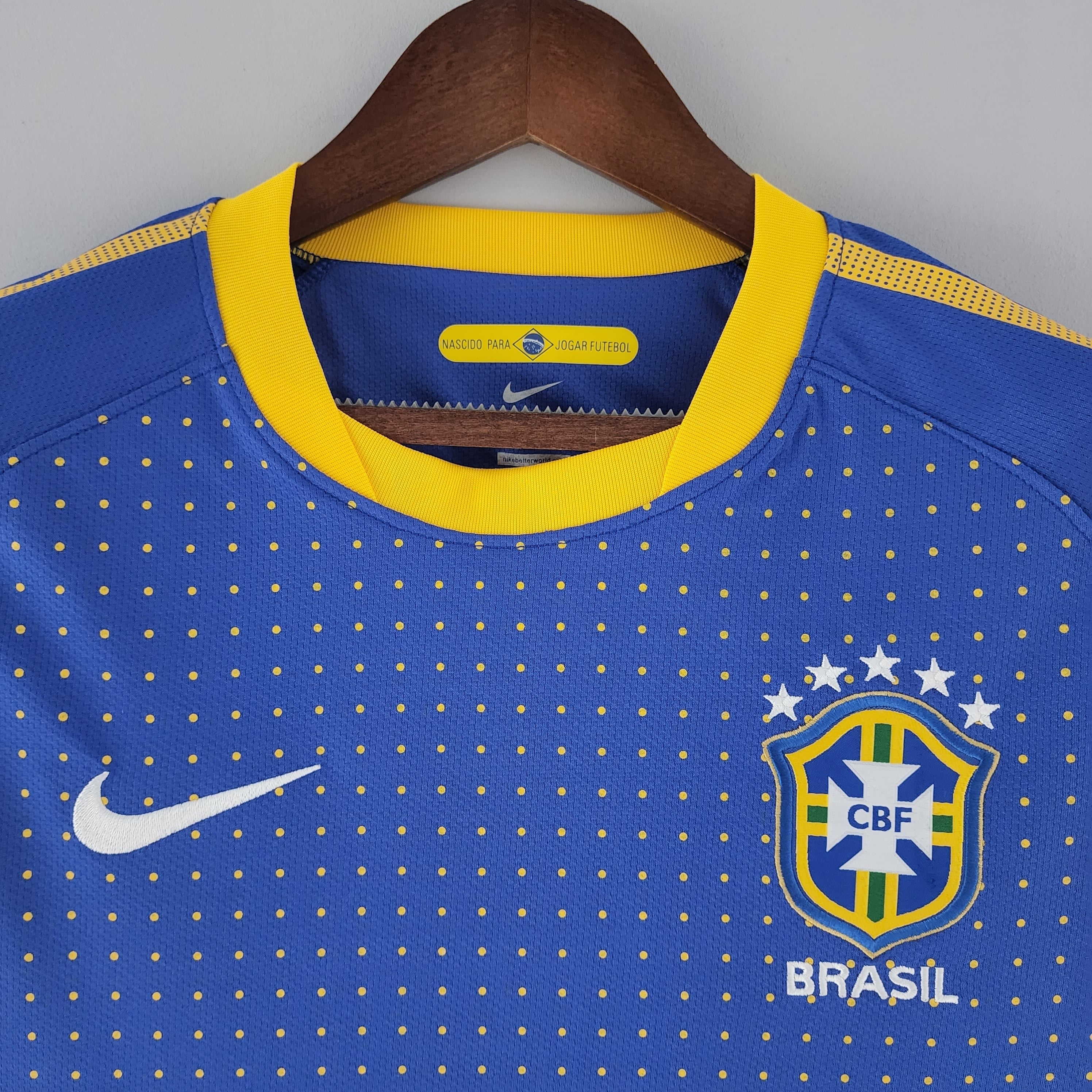 Camiseta Brasil 2010 - Visitante - Retro