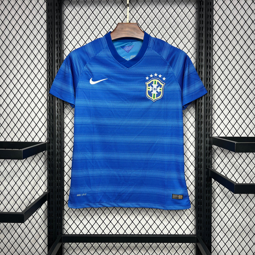 Camiseta Brasil 2014 - Visitante - Retro