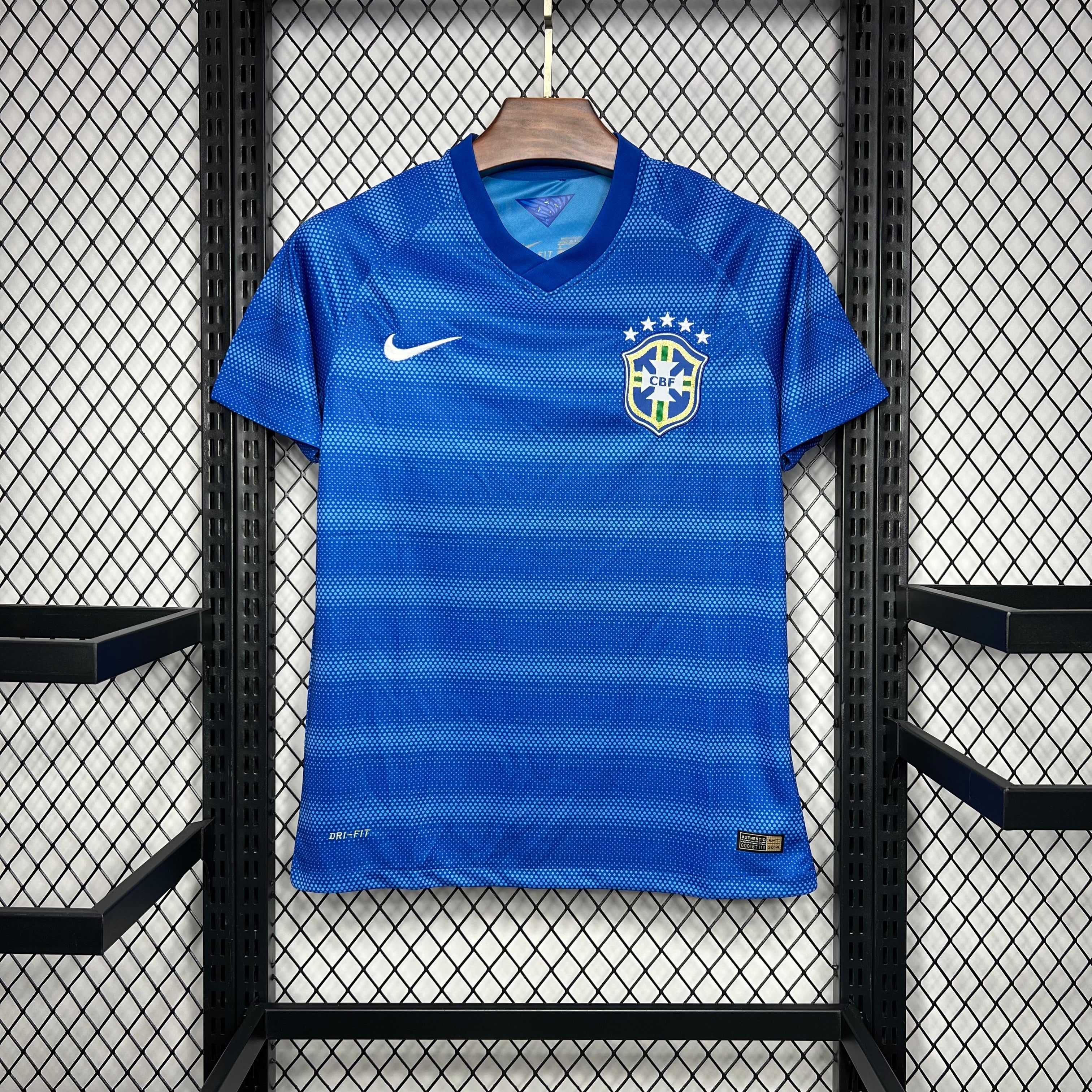 Camiseta Brasil 2014 - Visitante - Retro