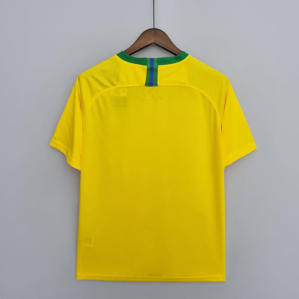 Camiseta Brasil 2018 - Local - Retro