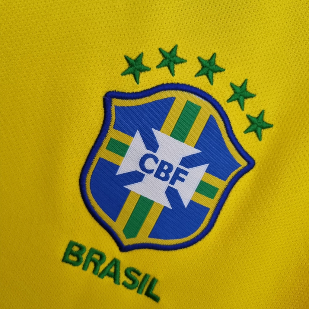 Camiseta Brasil 2018 - Local - Retro