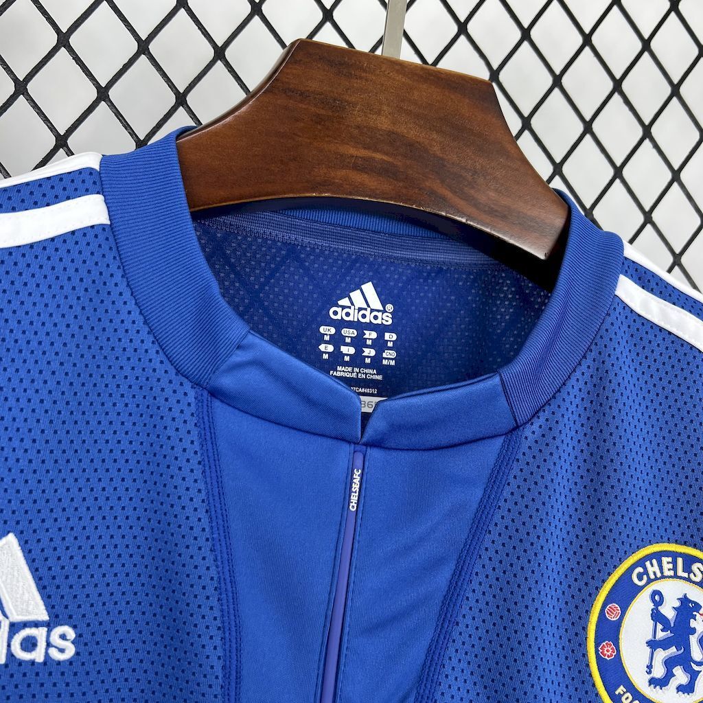 Camiseta Chelsea 2009-10 Manga Larga - Local - Retro