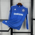 Camiseta Chelsea 2009-10 Manga Larga - Local - Retro