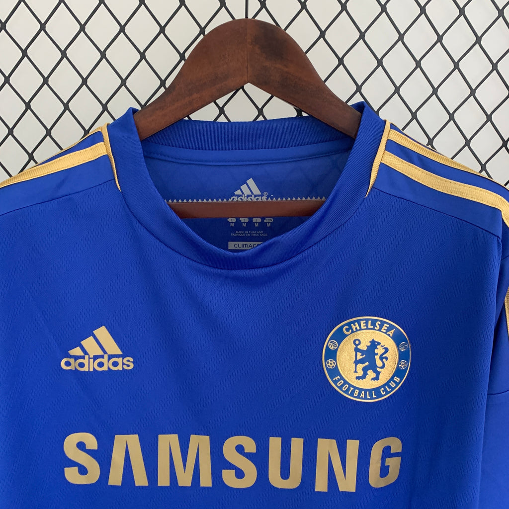 Camiseta Chelsea 2012-13 Manga Larga - Local - Retro