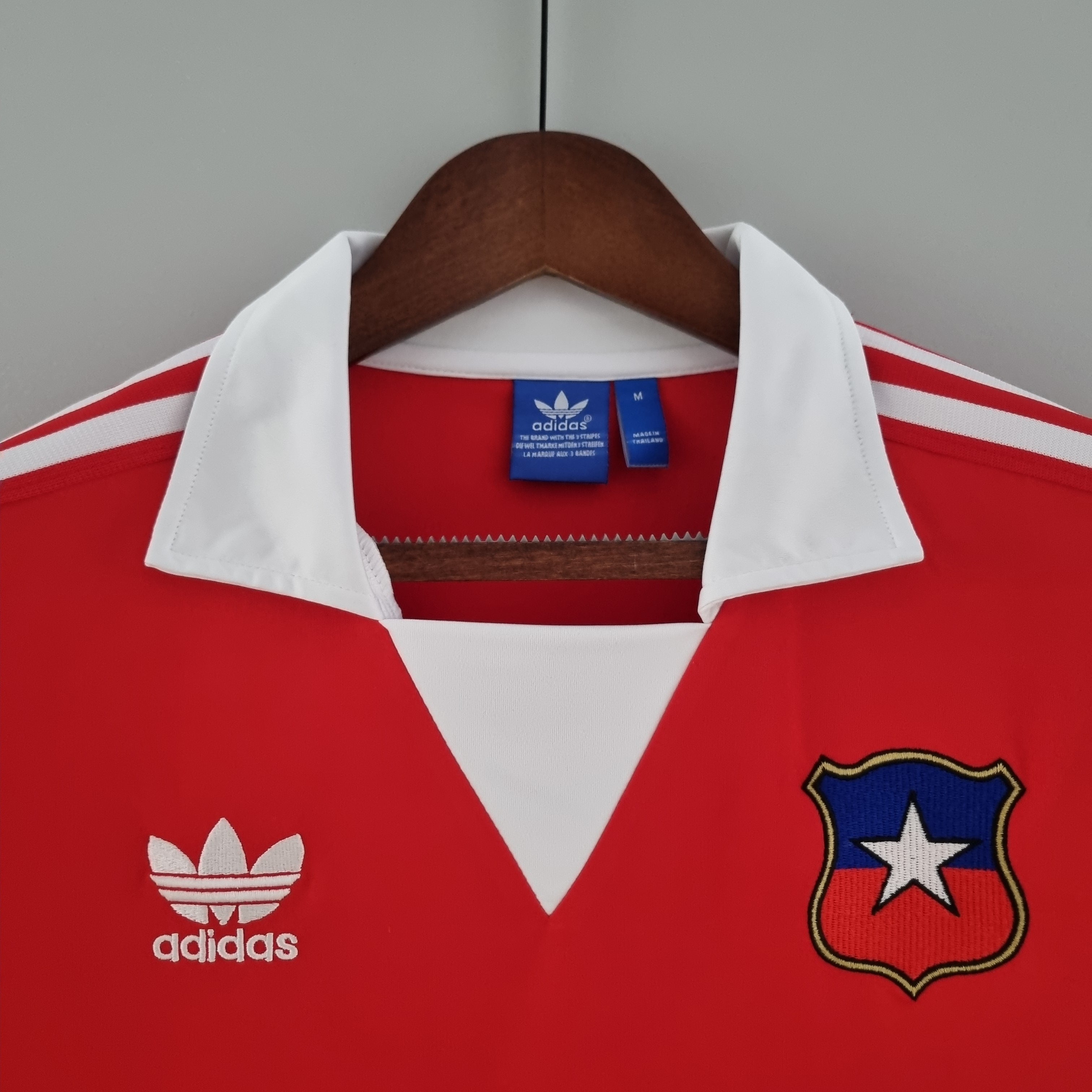 Camiseta Chile 1982 Manga Larga - Local - Retro