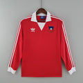 Camiseta Chile 1982 Manga Larga - Local - Retro