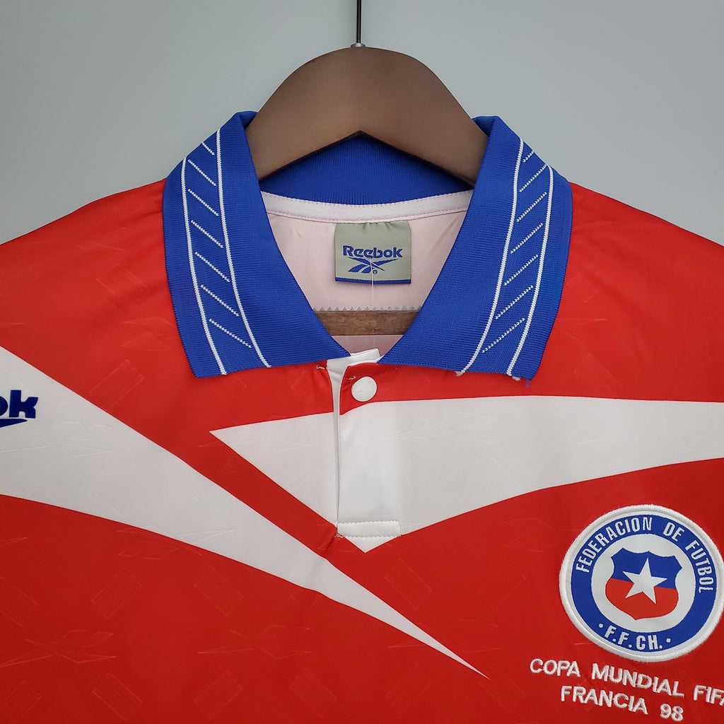 Camiseta Chile 1998 - Local - Retro