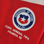 Camiseta Chile 1998 Manga Larga - Local - Retro