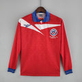 Camiseta Chile 1998 Manga Larga - Local - Retro