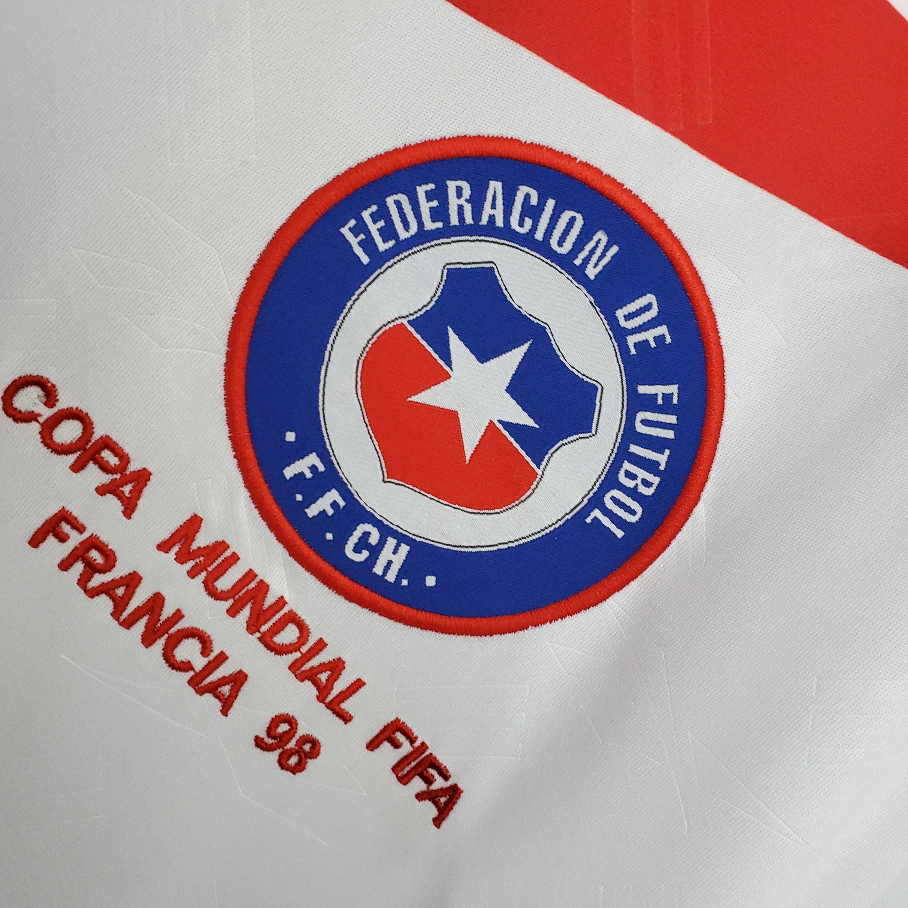 Camiseta Chile 1998 - Visitante - Retro