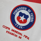 Camiseta Chile 1998 Manga Larga - Visitante - Retro