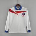 Camiseta Chile 1998 Manga Larga - Visitante - Retro