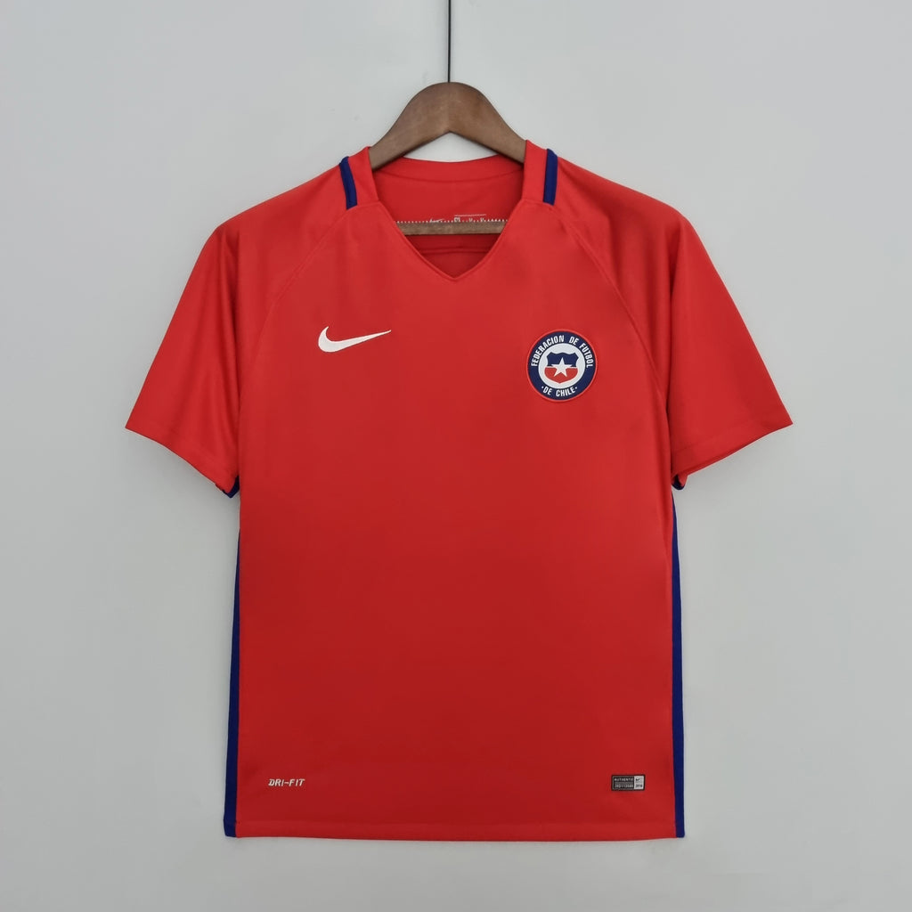 Camiseta Chile 2016-17 - Local - Retro