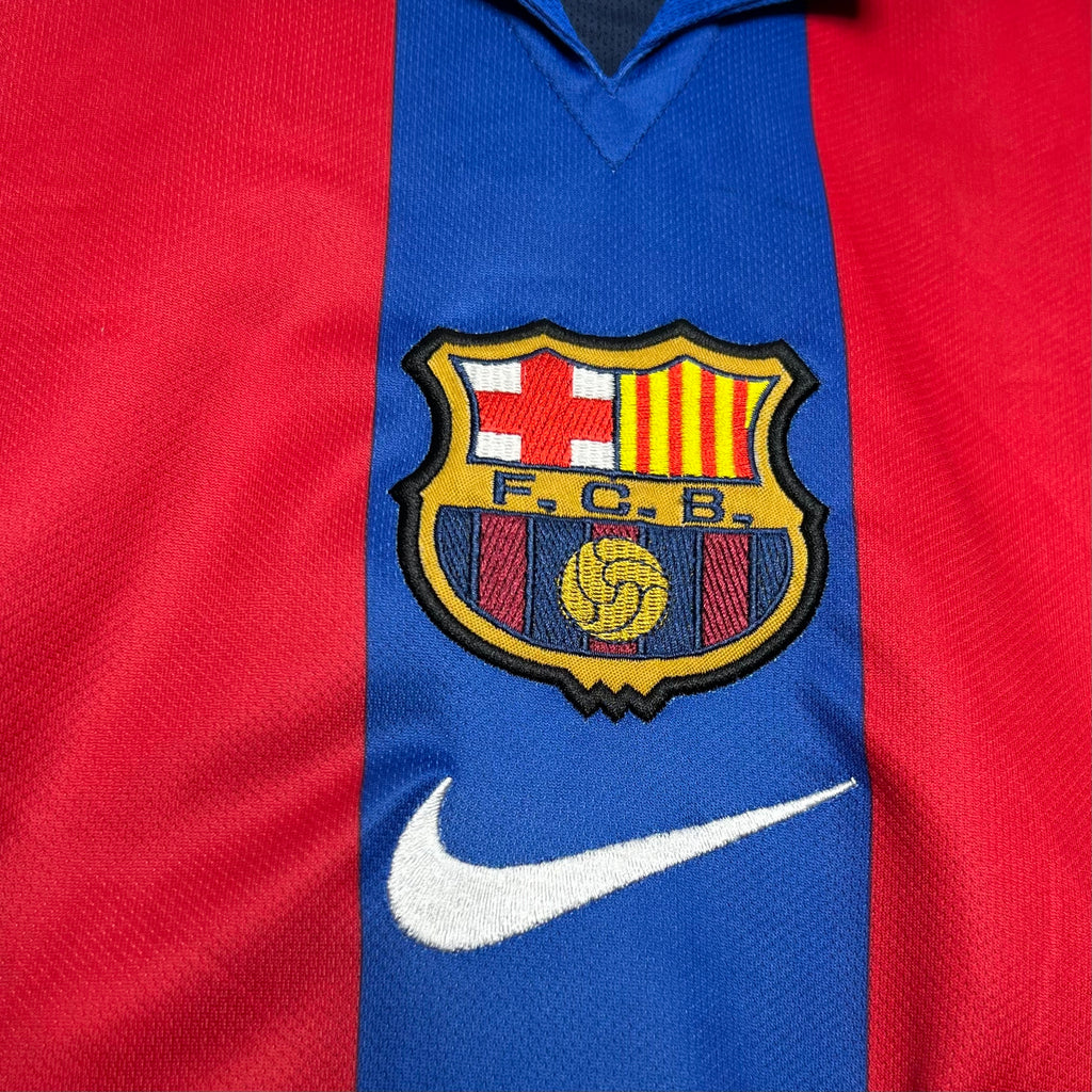 Camiseta Barcelona 2001-02 - Local - Retro