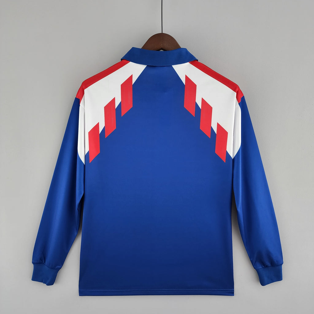 Camiseta Francia 1988 Manga Larga - Local - Retro