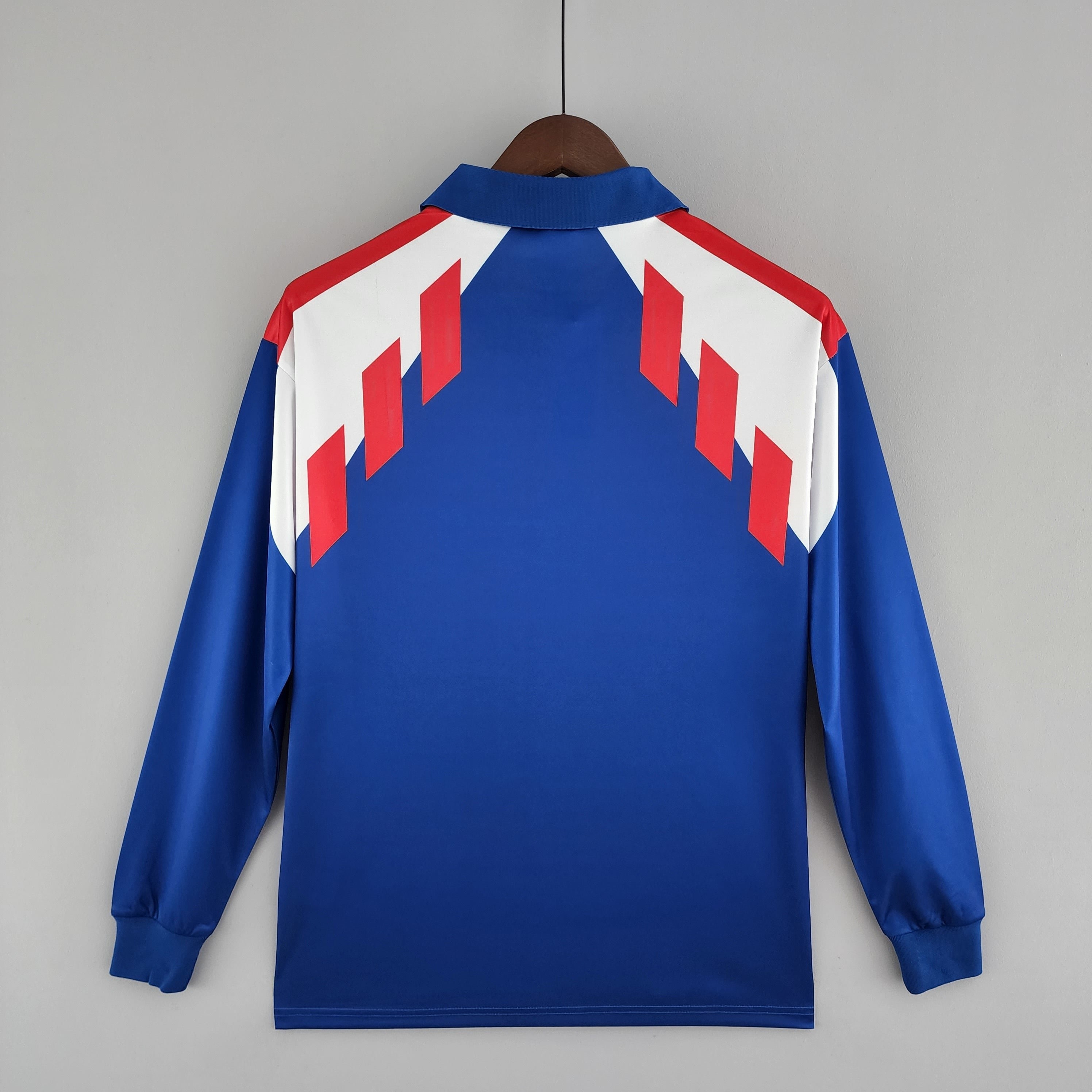 Camiseta Francia 1988 Manga Larga - Local - Retro