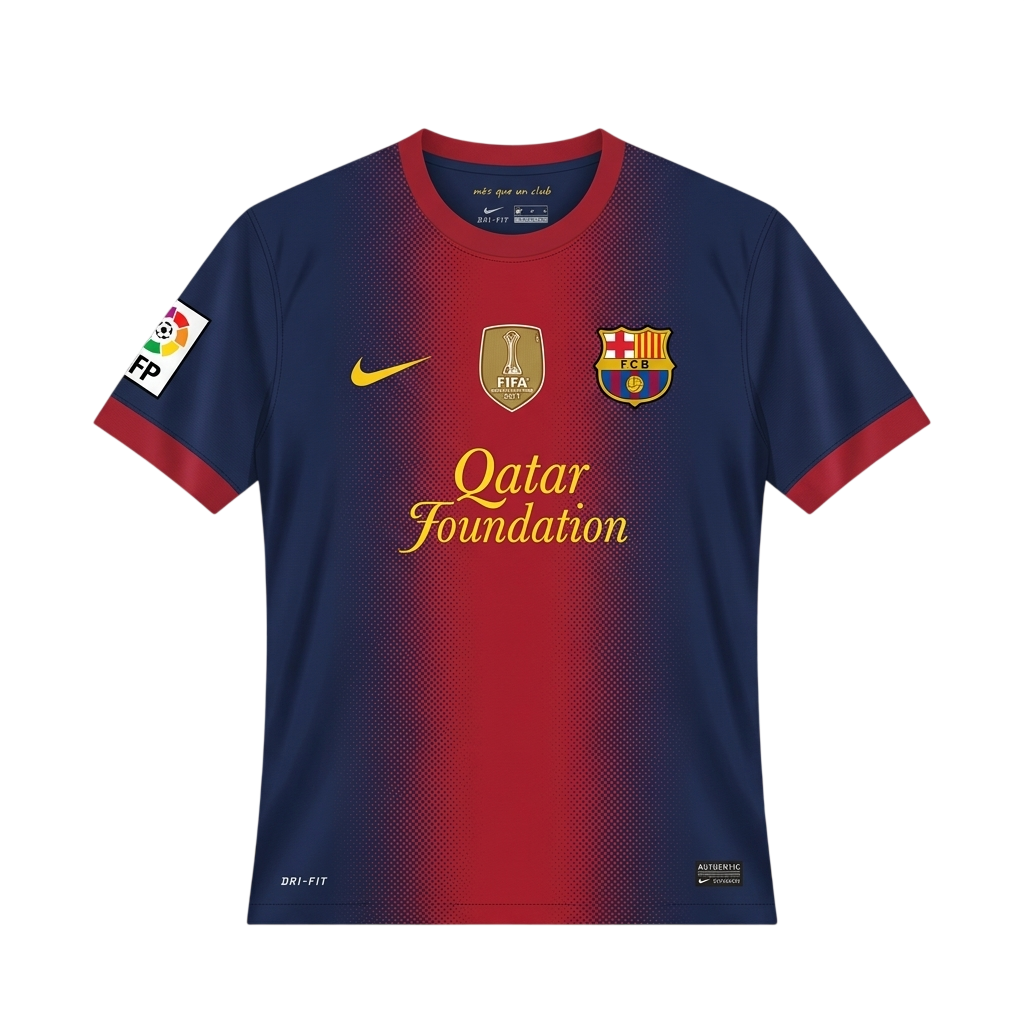 Camiseta Barcelona 2012-13 - Local - Retro