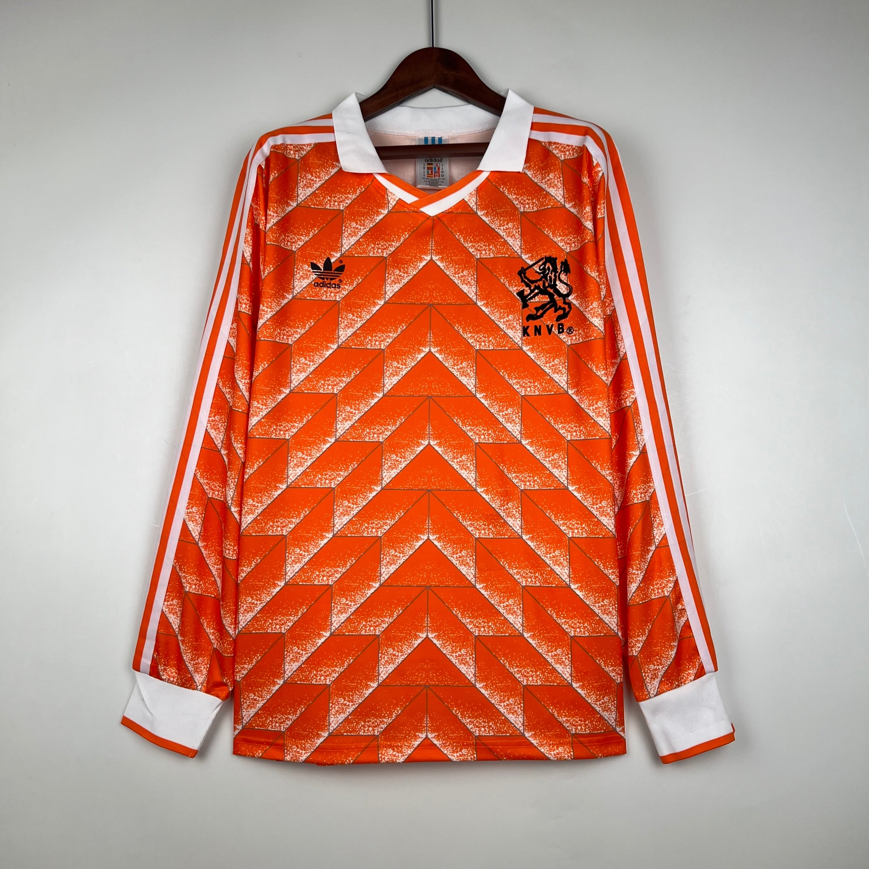 Camiseta Holanda 1988 Manga Larga - Local - Retro