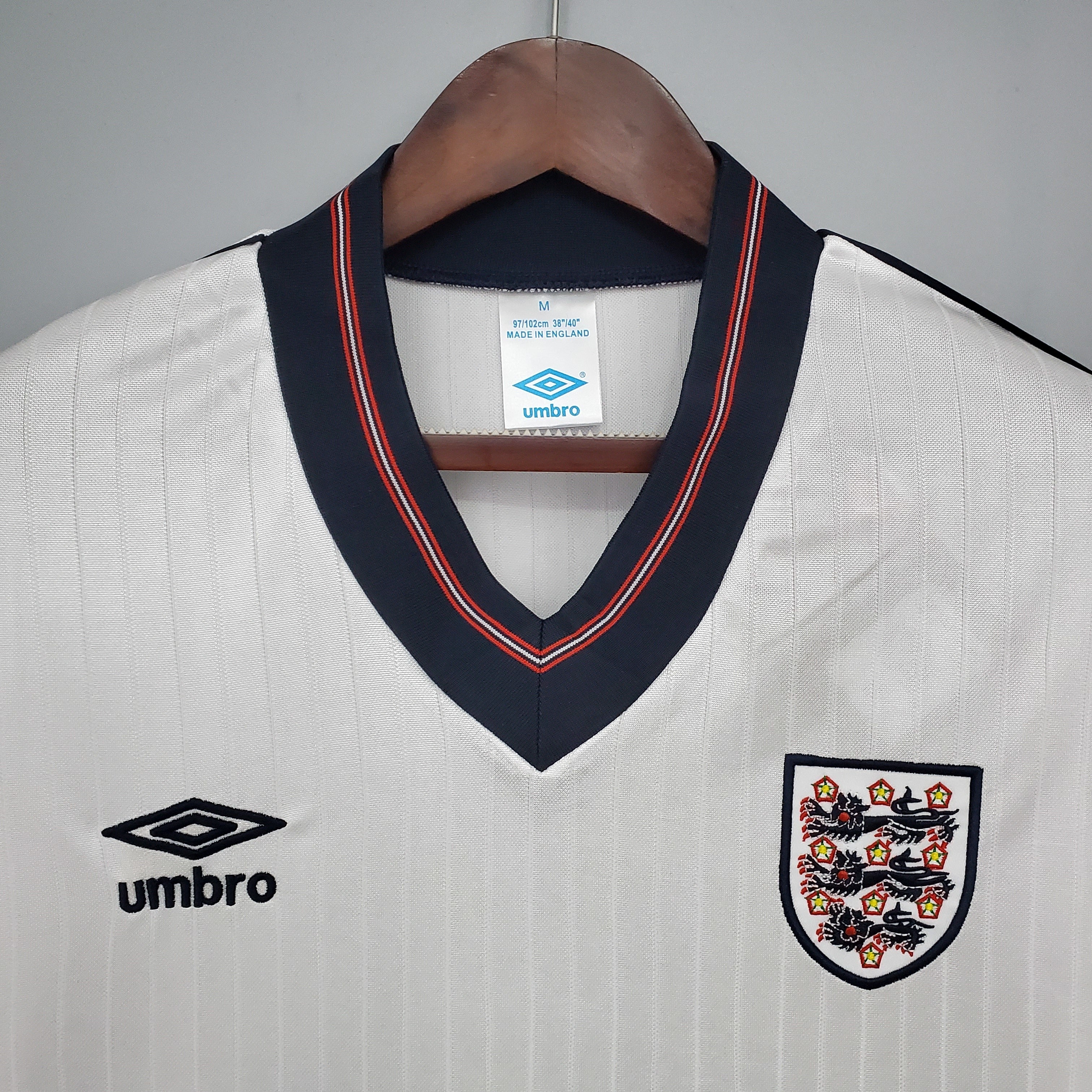 Camiseta Inglaterra 1984 - Local - Retro