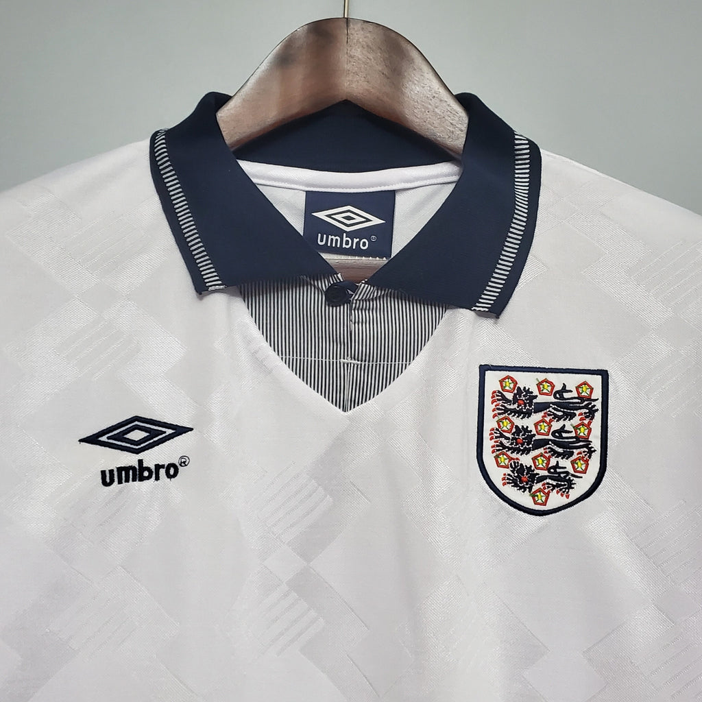 Camiseta Inglaterra 1990 - Local - Retro