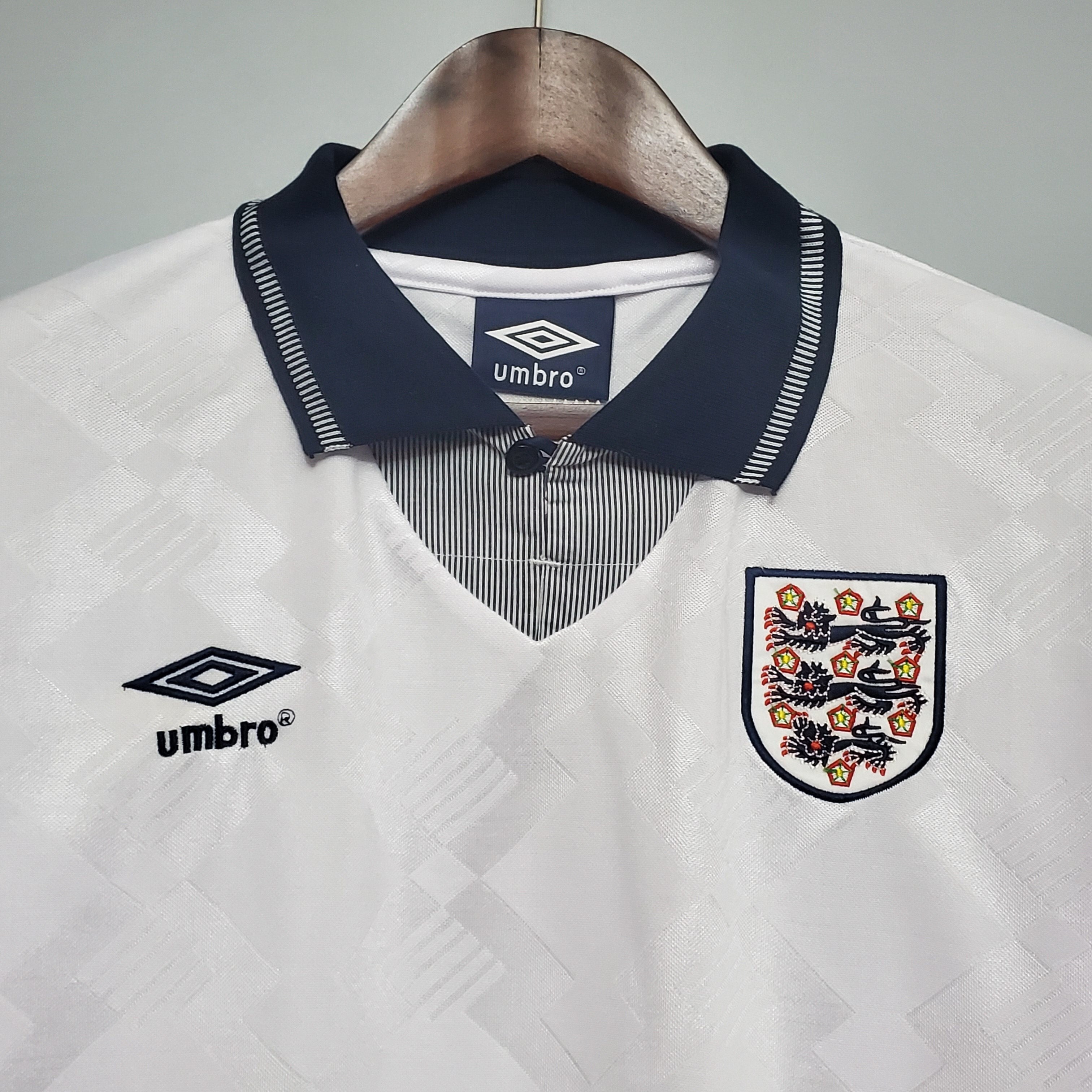 Camiseta Inglaterra 1990 - Local - Retro