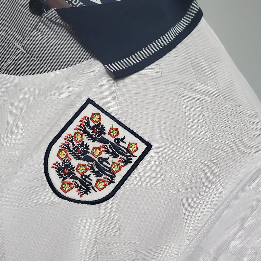 Camiseta Inglaterra 1990 - Local - Retro