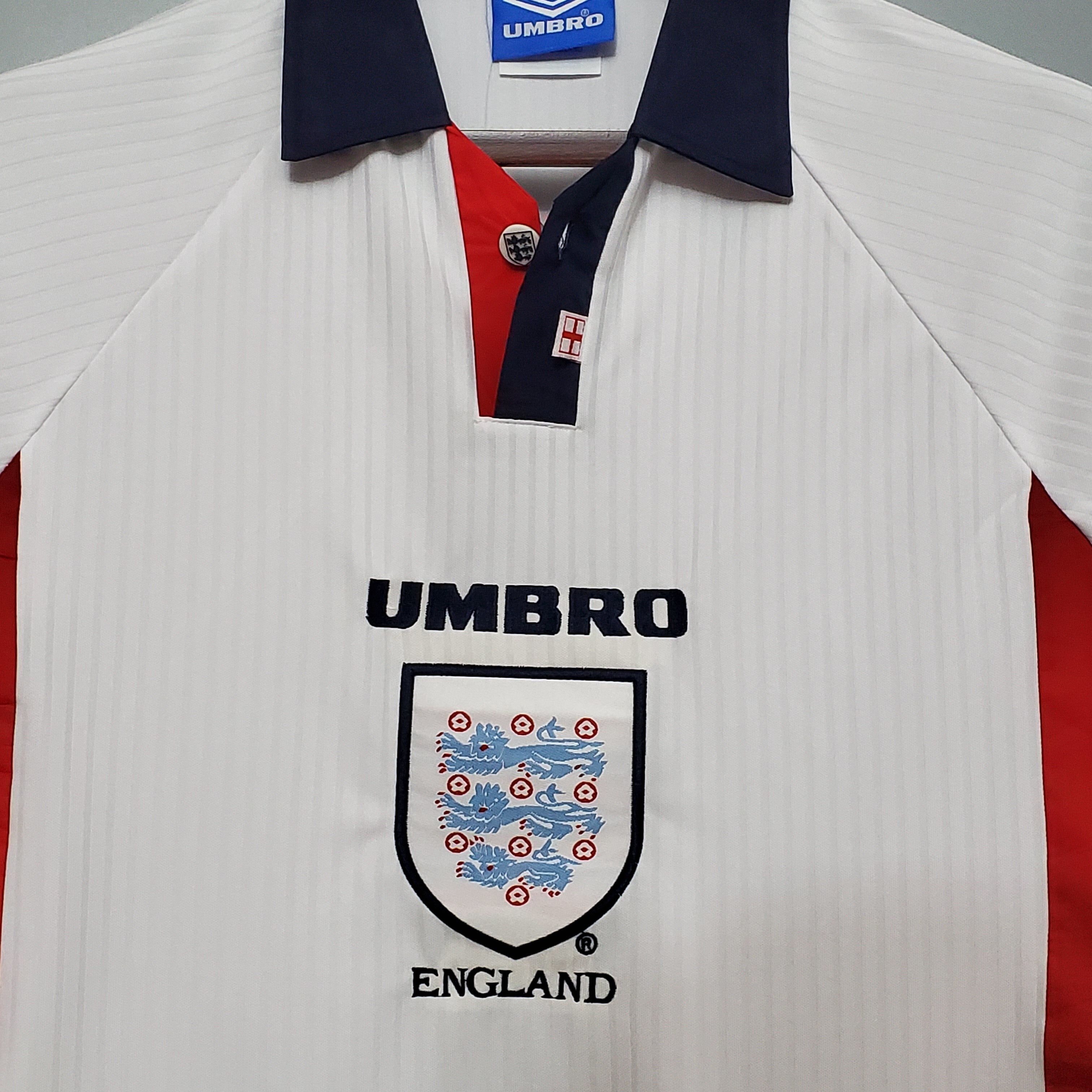 Camiseta Inglaterra 1998 - Local - Retro