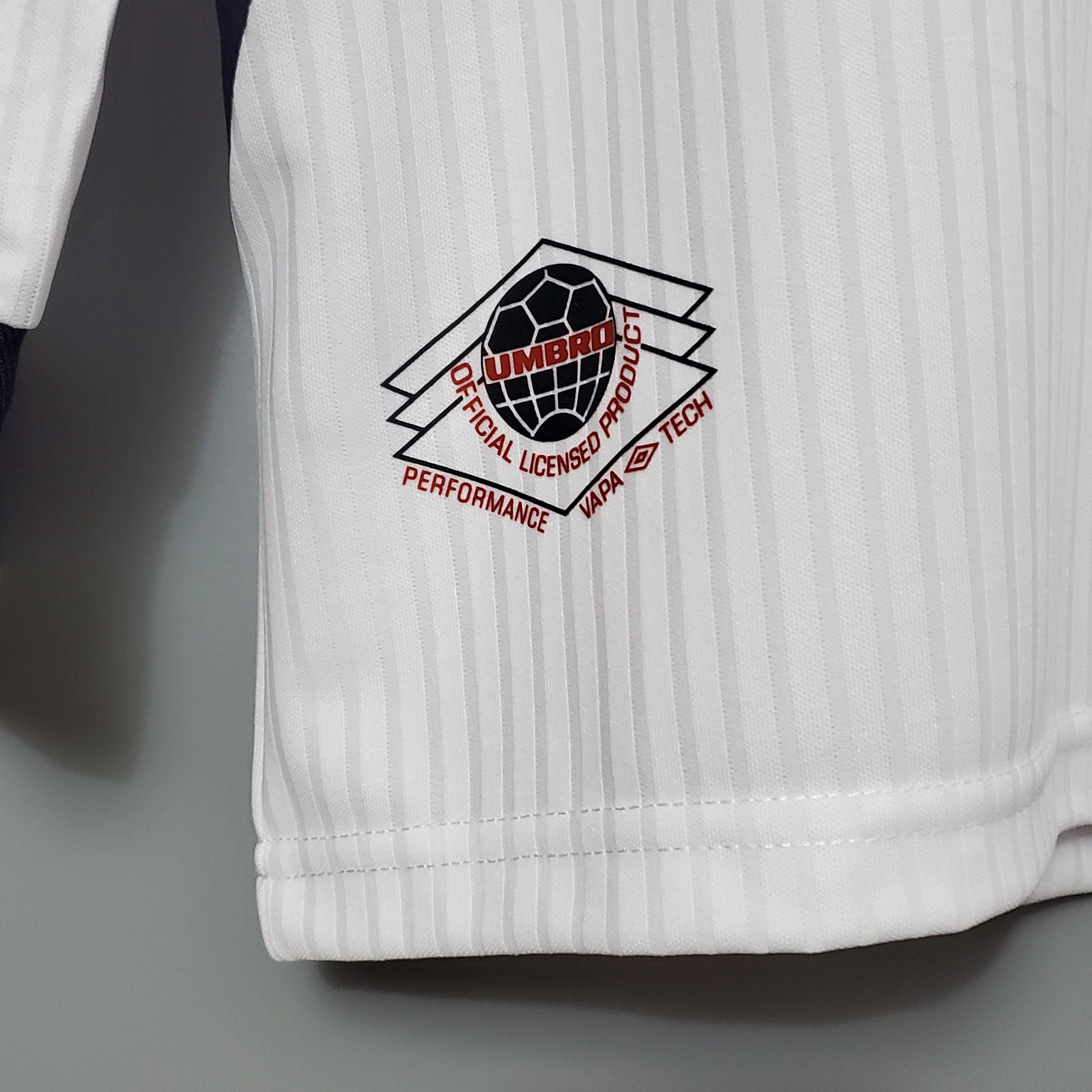 Camiseta Inglaterra 1998 Manga Larga - Local - Retro