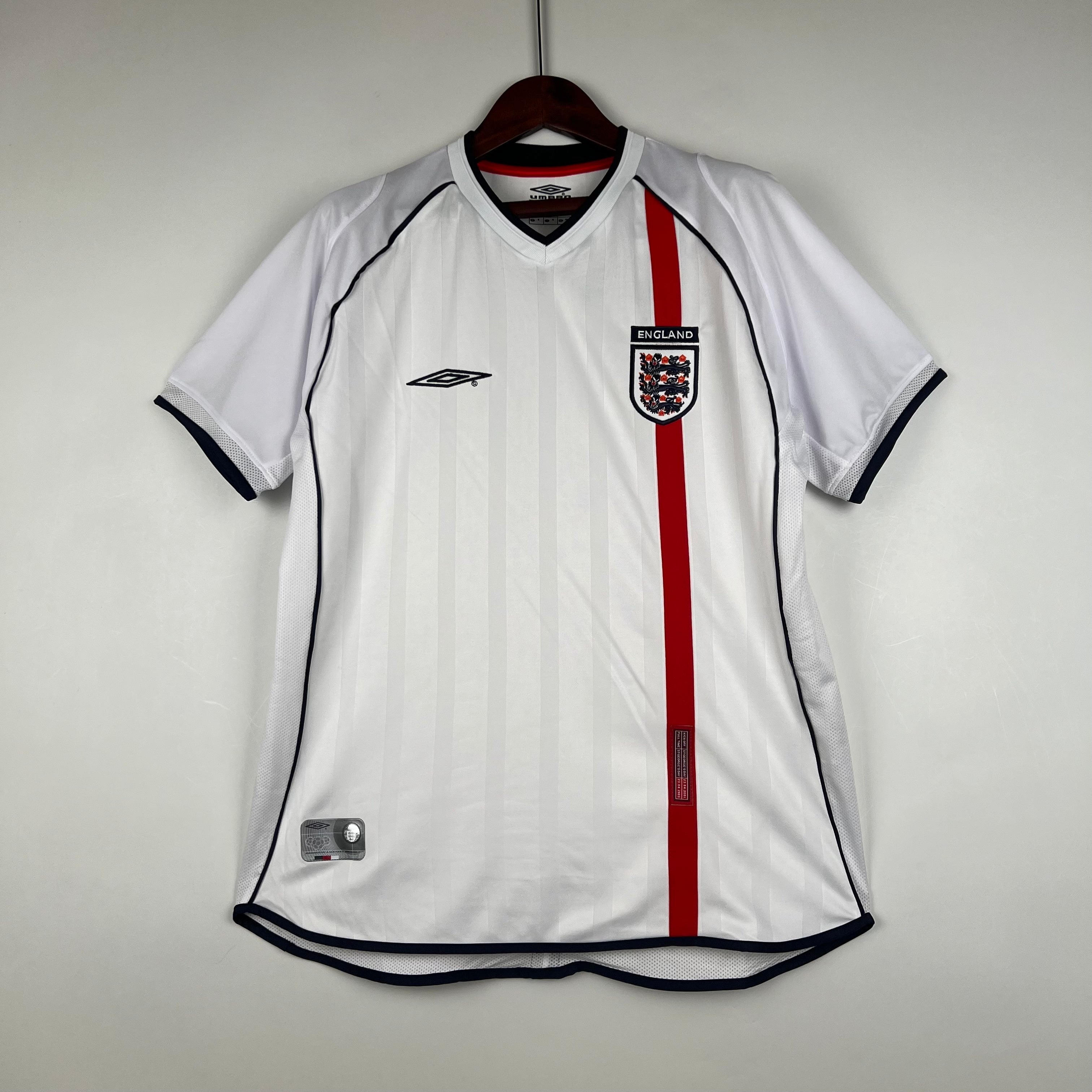 Camiseta Inglaterra 2002 - Local - Retro