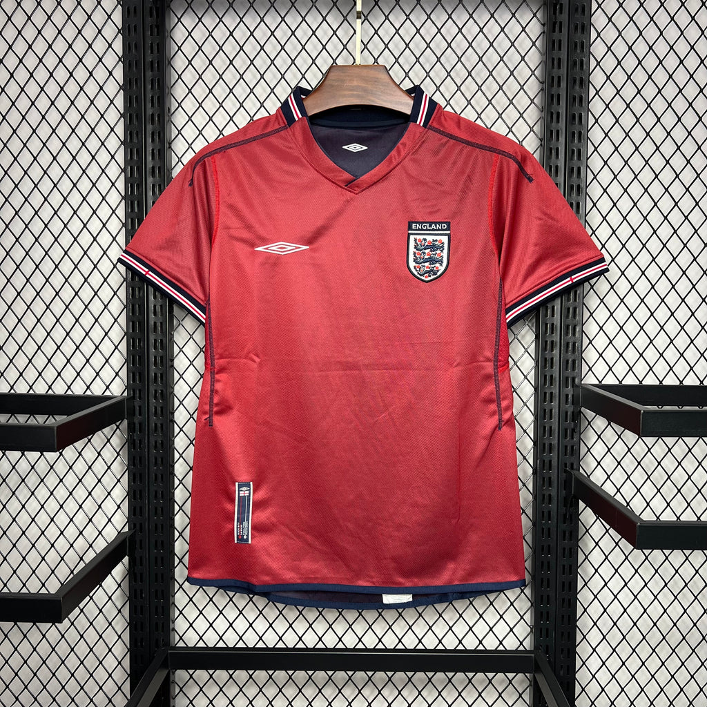 Camiseta Inglaterra 2002 - Visitante - Retro