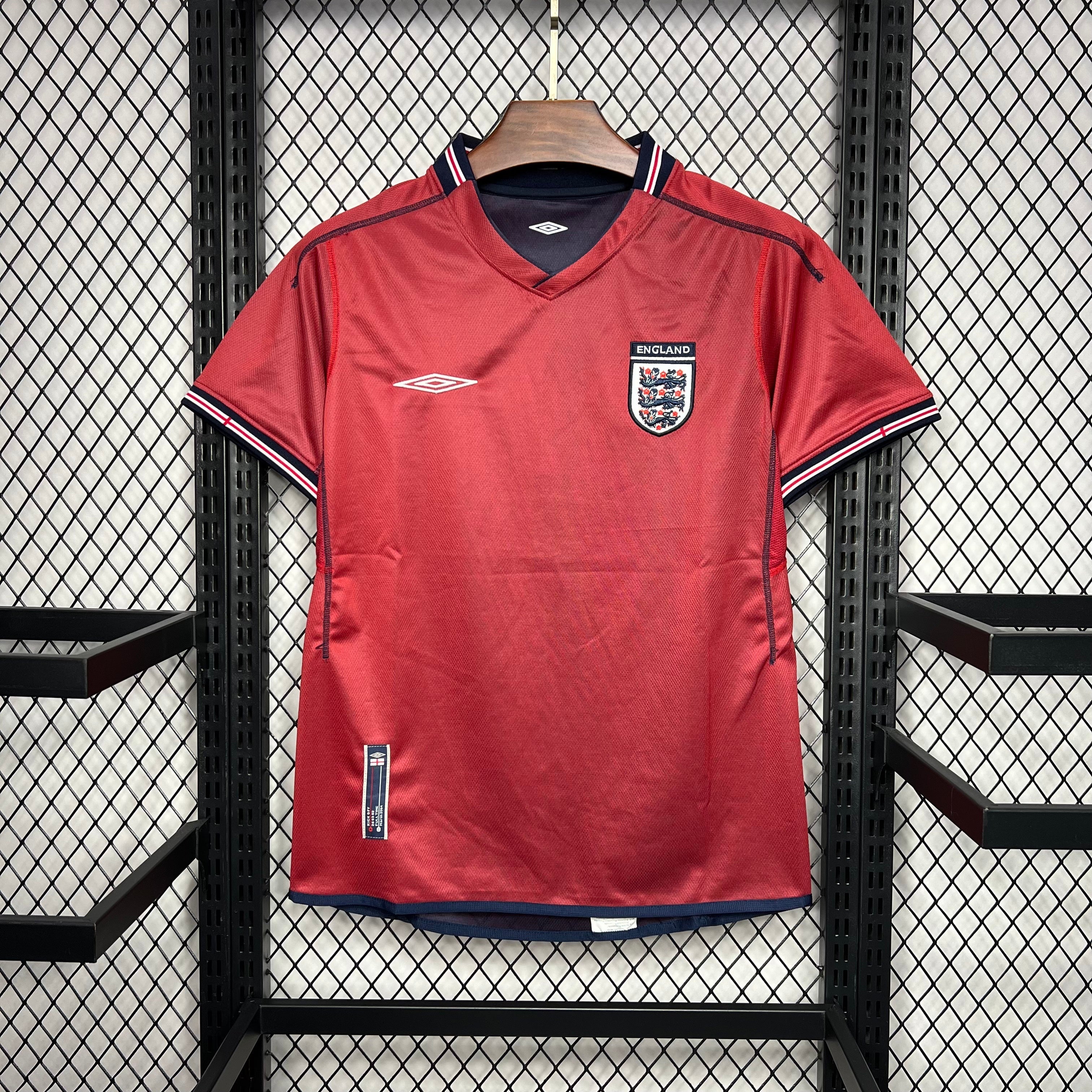 Camiseta Inglaterra 2002 - Visitante - Retro