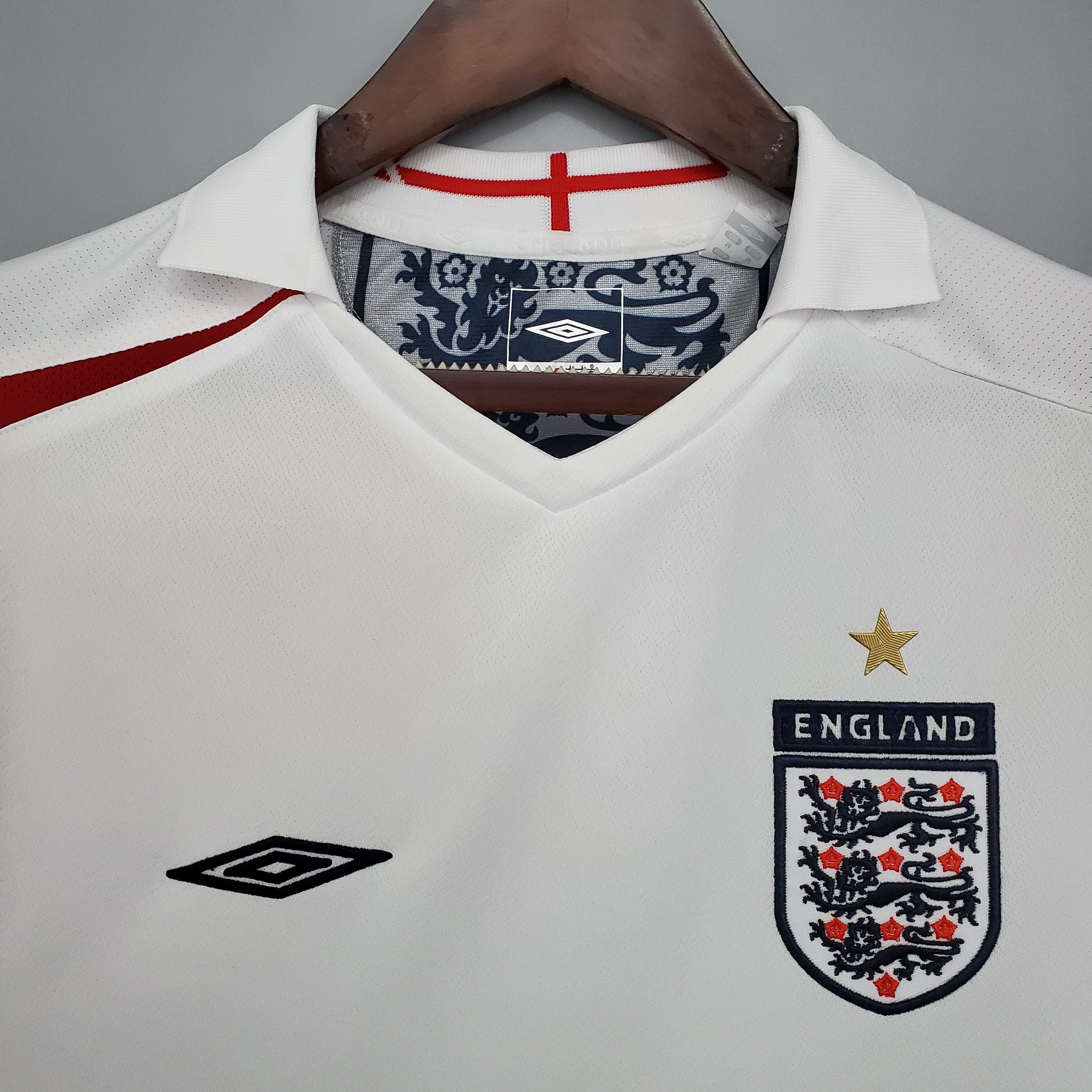 Camiseta Inglaterra 2006 - Local - Retro