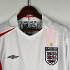 Camiseta Inglaterra 2006 Manga Larga - Local - Retro