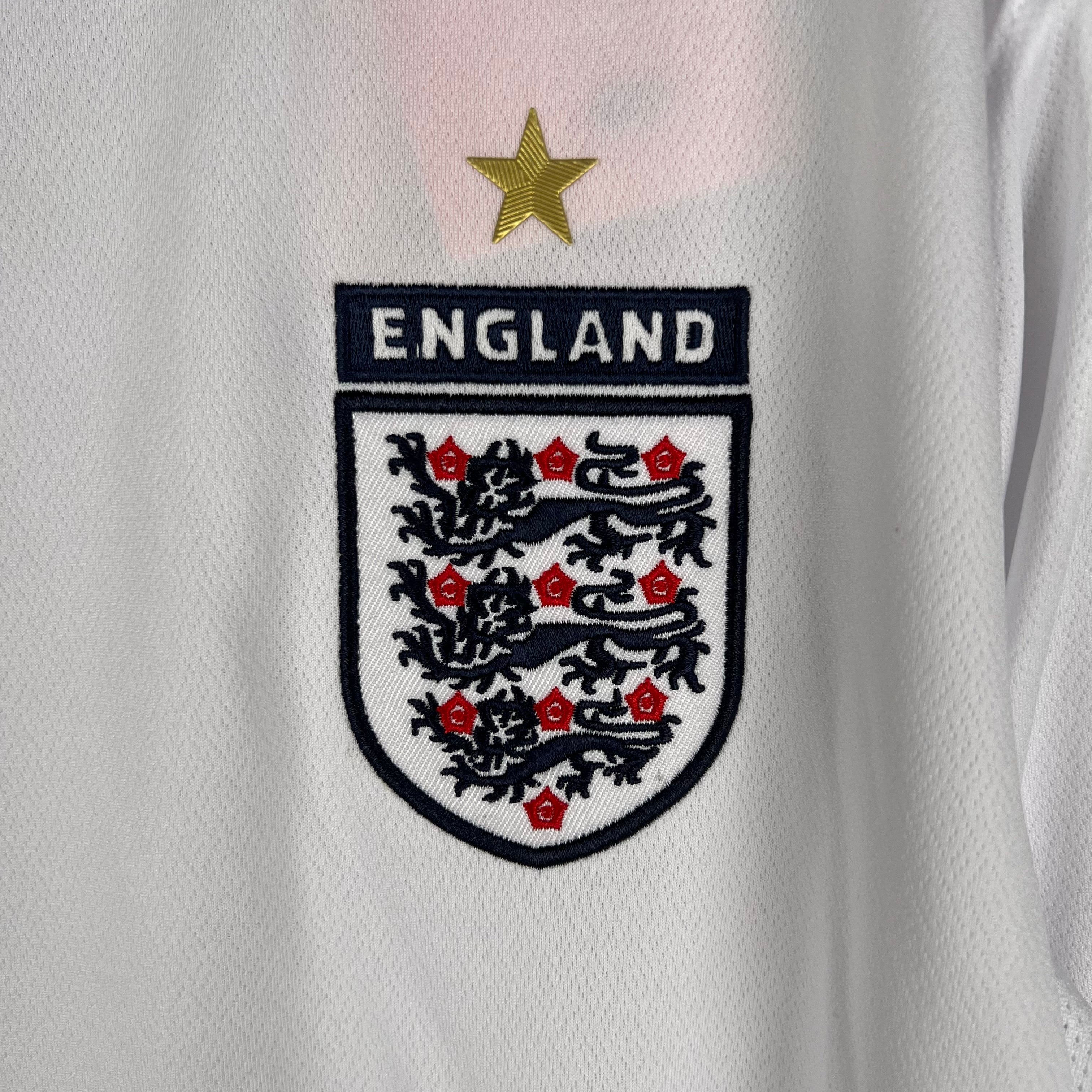 Camiseta Inglaterra 2006 Manga Larga - Local - Retro