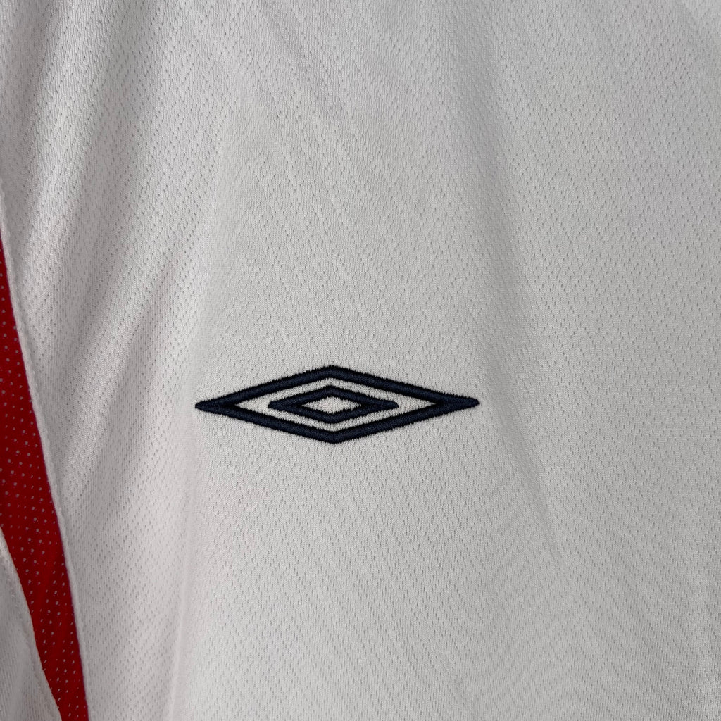 Camiseta Inglaterra 2006 Manga Larga - Local - Retro