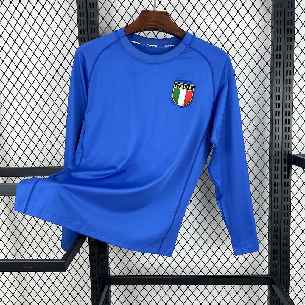 Camiseta Italia 2000 Manga Larga - Local - Retro