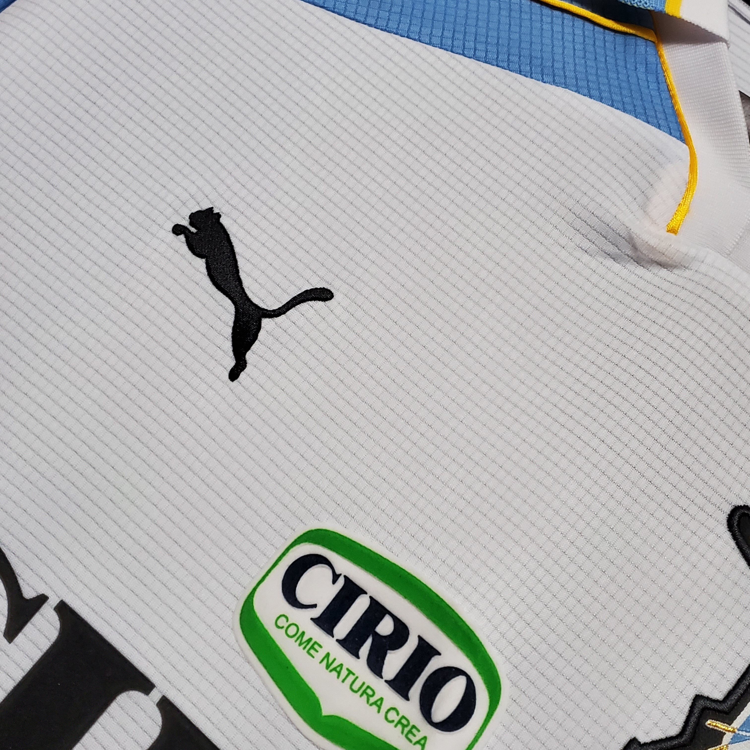 Camiseta Lazio 2000-01 Manga Larga - Visitante - Retro