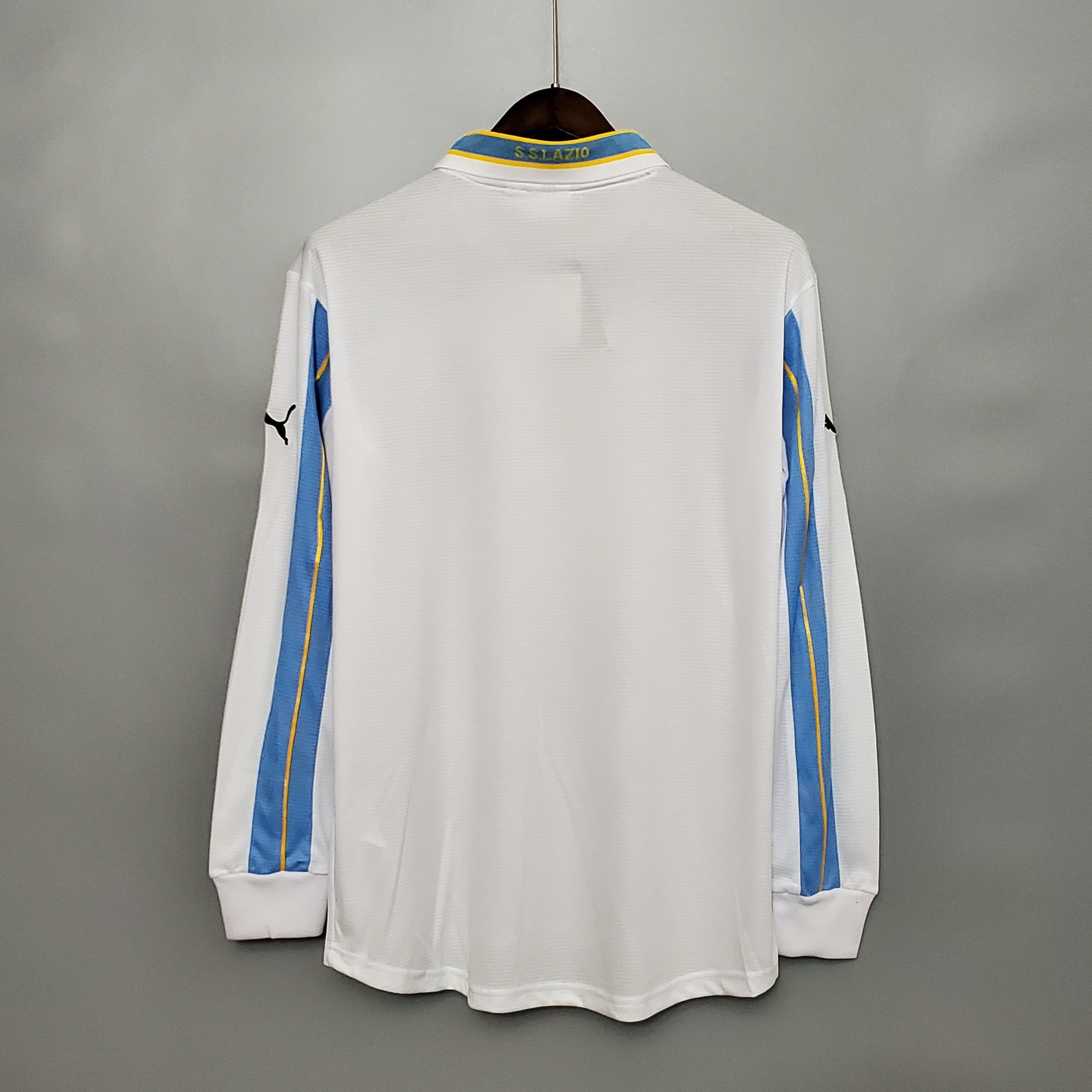 Camiseta Lazio 2000-01 Manga Larga - Visitante - Retro