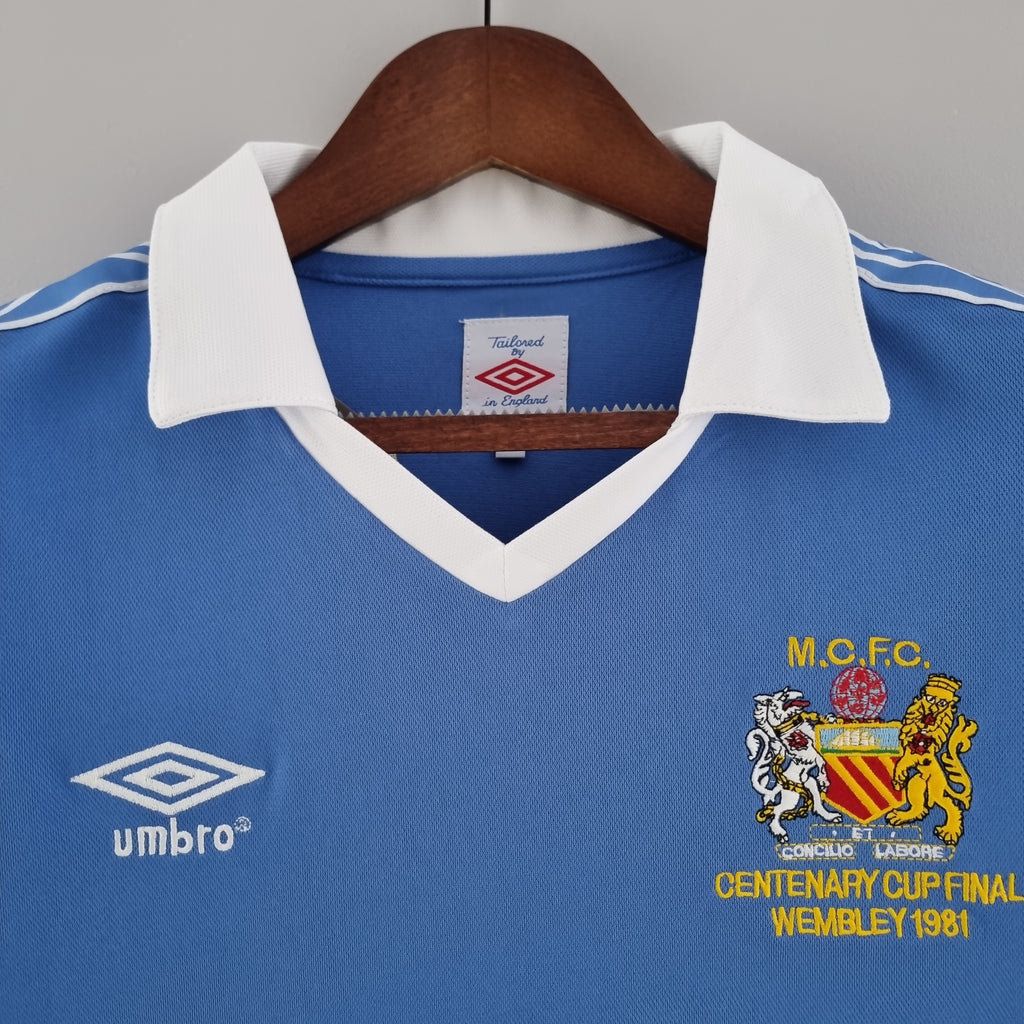 Camiseta Manchester City 1981-82 - Local - Retro
