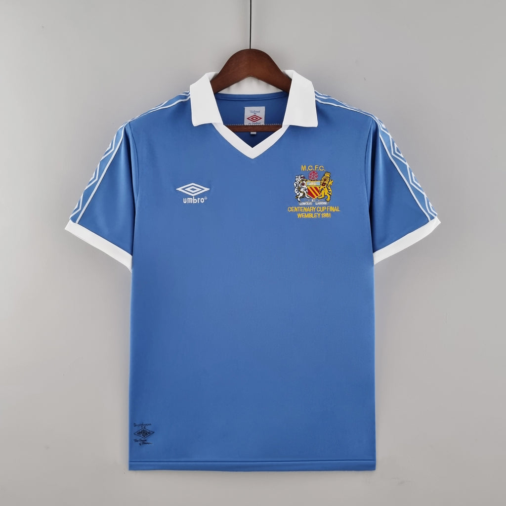Camiseta Manchester City 1981-82 - Local - Retro