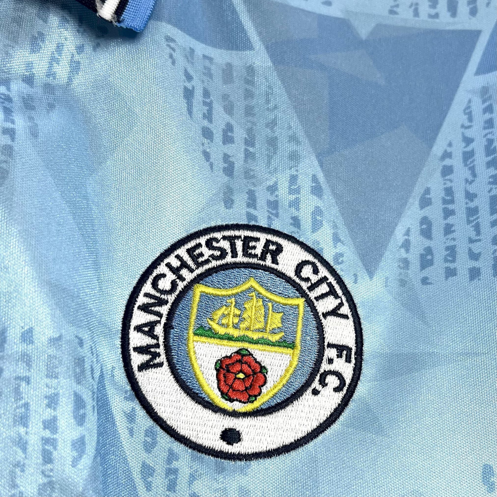 Camiseta Manchester City 1989-91 - Local - Retro