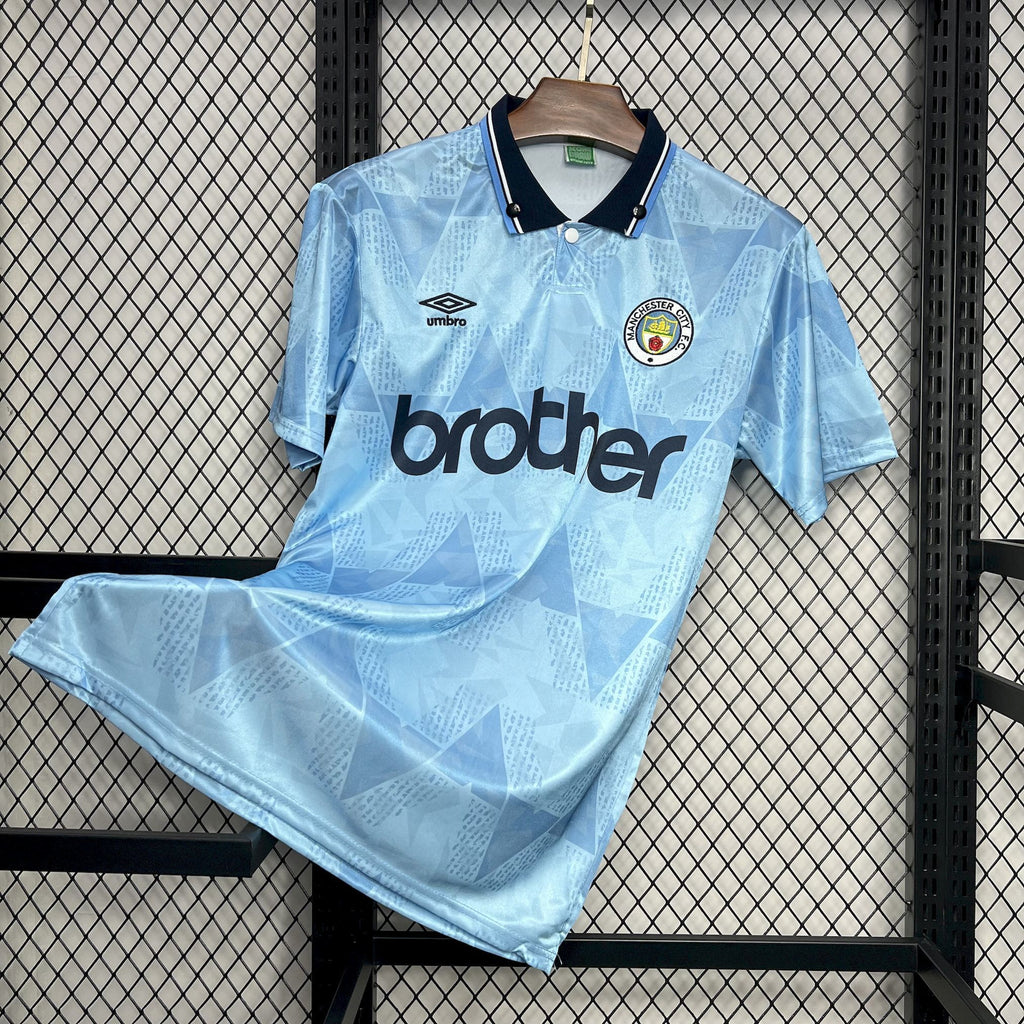 Camiseta Manchester City 1989-91 - Local - Retro