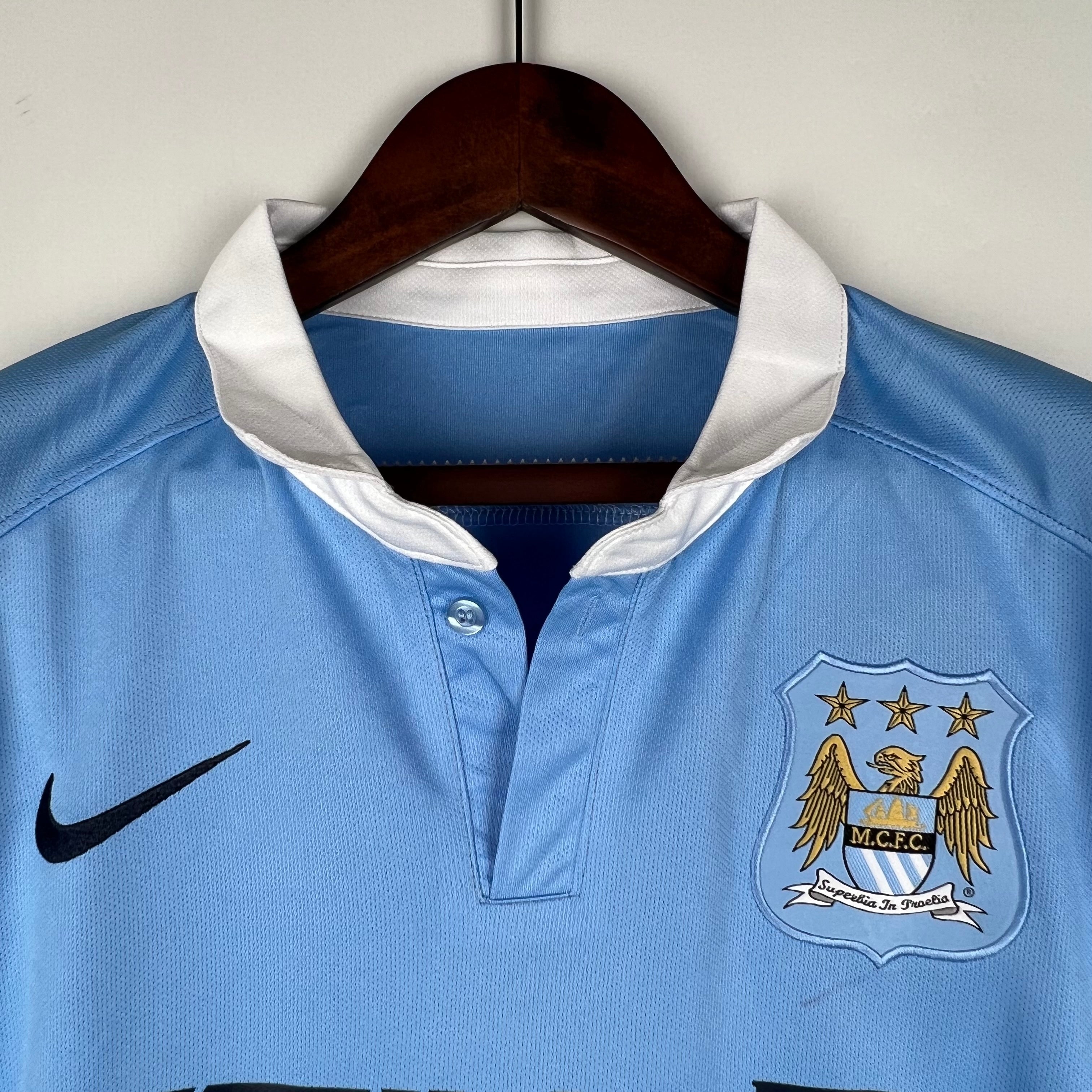 Camiseta Manchester City 2015-16 - Local - Retro
