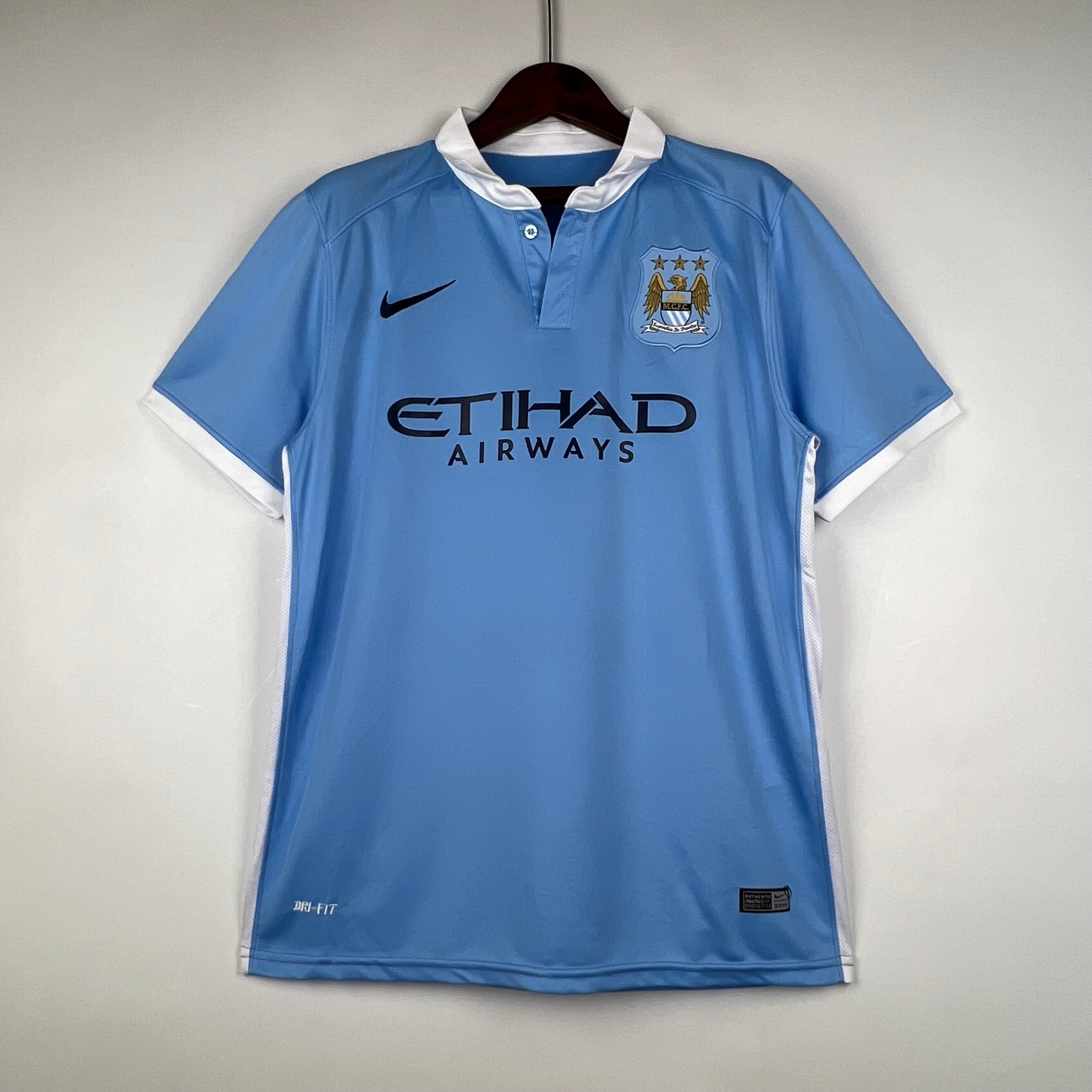 Camiseta Manchester City 2015-16 - Local - Retro
