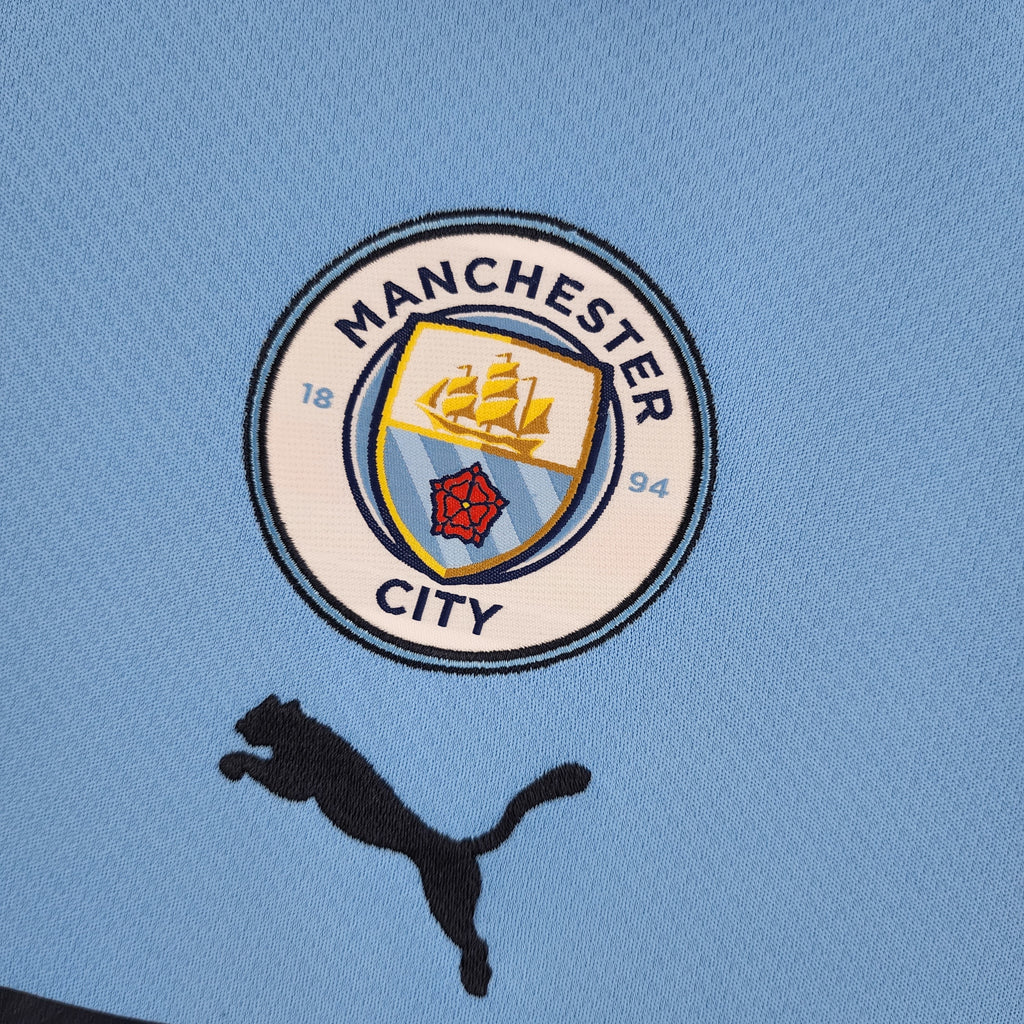 Camiseta Manchester City 2022-23 Manga Larga - Local