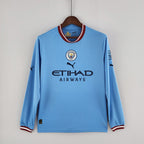 Camiseta Manchester City 2022-23 Manga Larga - Local