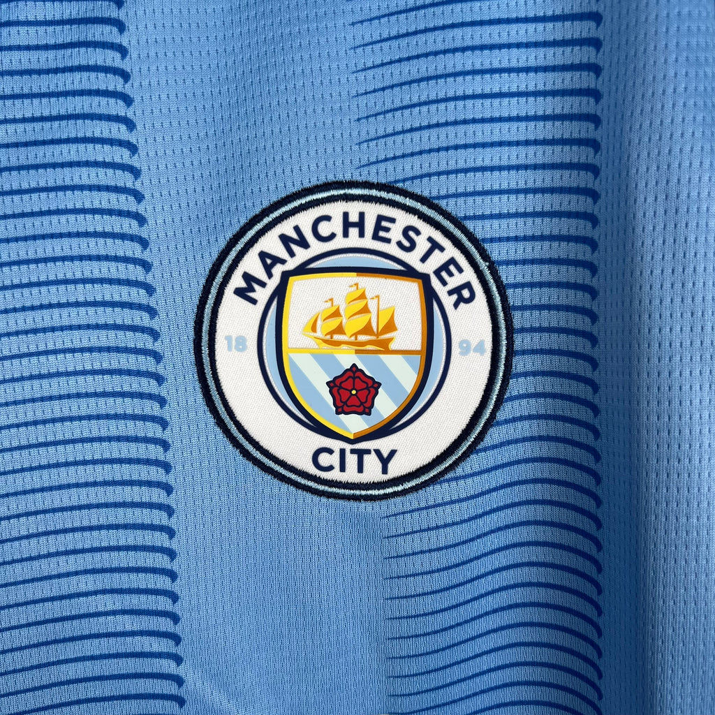 Camiseta Manchester City 2023-24 Manga Larga - Local